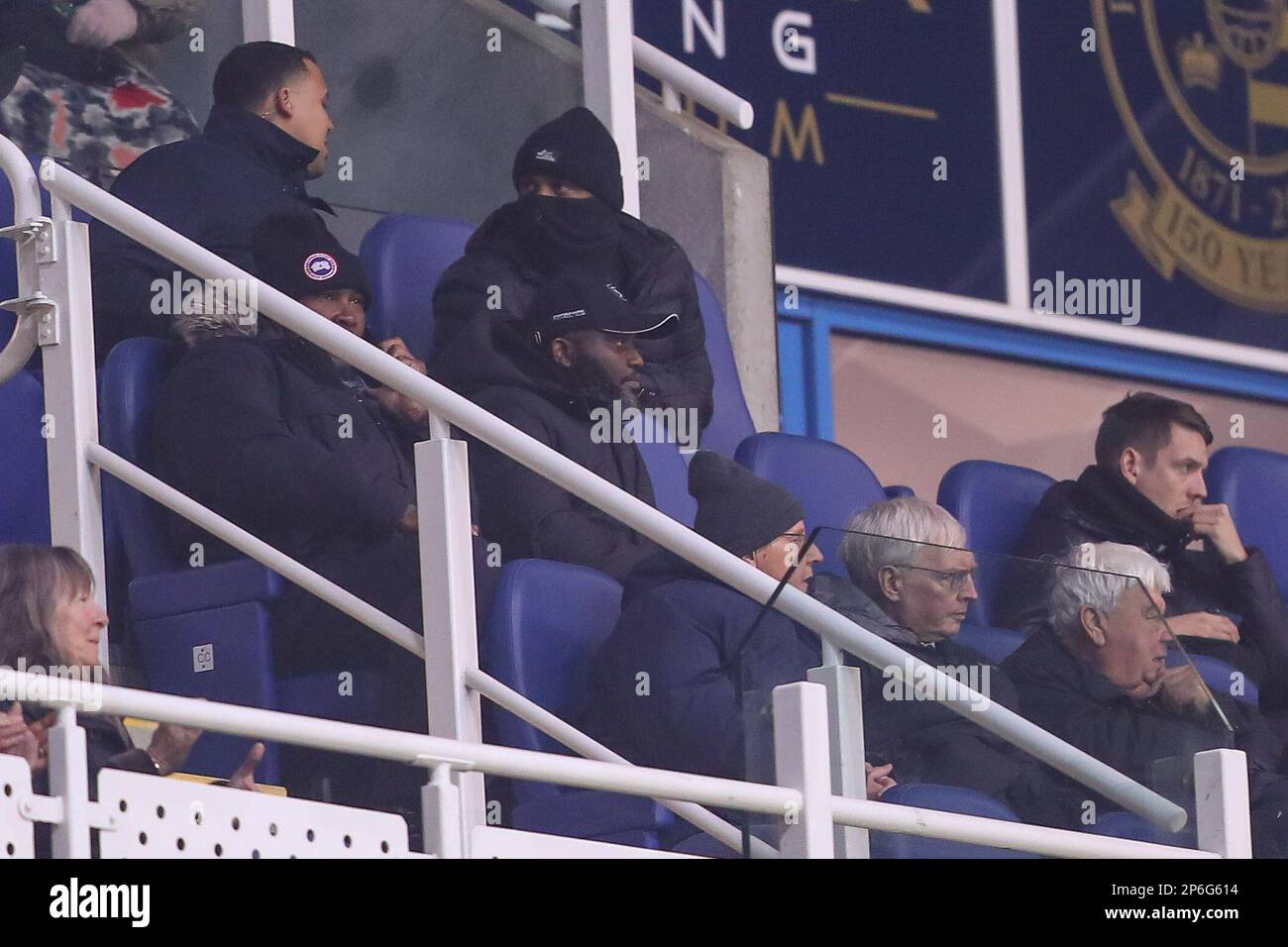 Reading, Regno Unito. 07th Mar, 2023. Dozy Mmobuosi potenzialmente il nuovo proprietario di Sheffield United partecipa alla partita del campionato Sky Bet Reading vs Sheffield United al Select Car Leasing Stadium, Reading, Regno Unito, 7th marzo 2023 (Photo by Gareth Evans/News Images) a Reading, Regno Unito, il 3/7/2023. (Foto di Gareth Evans/News Images/Sipa USA) Credit: Sipa USA/Alamy Live News Foto Stock