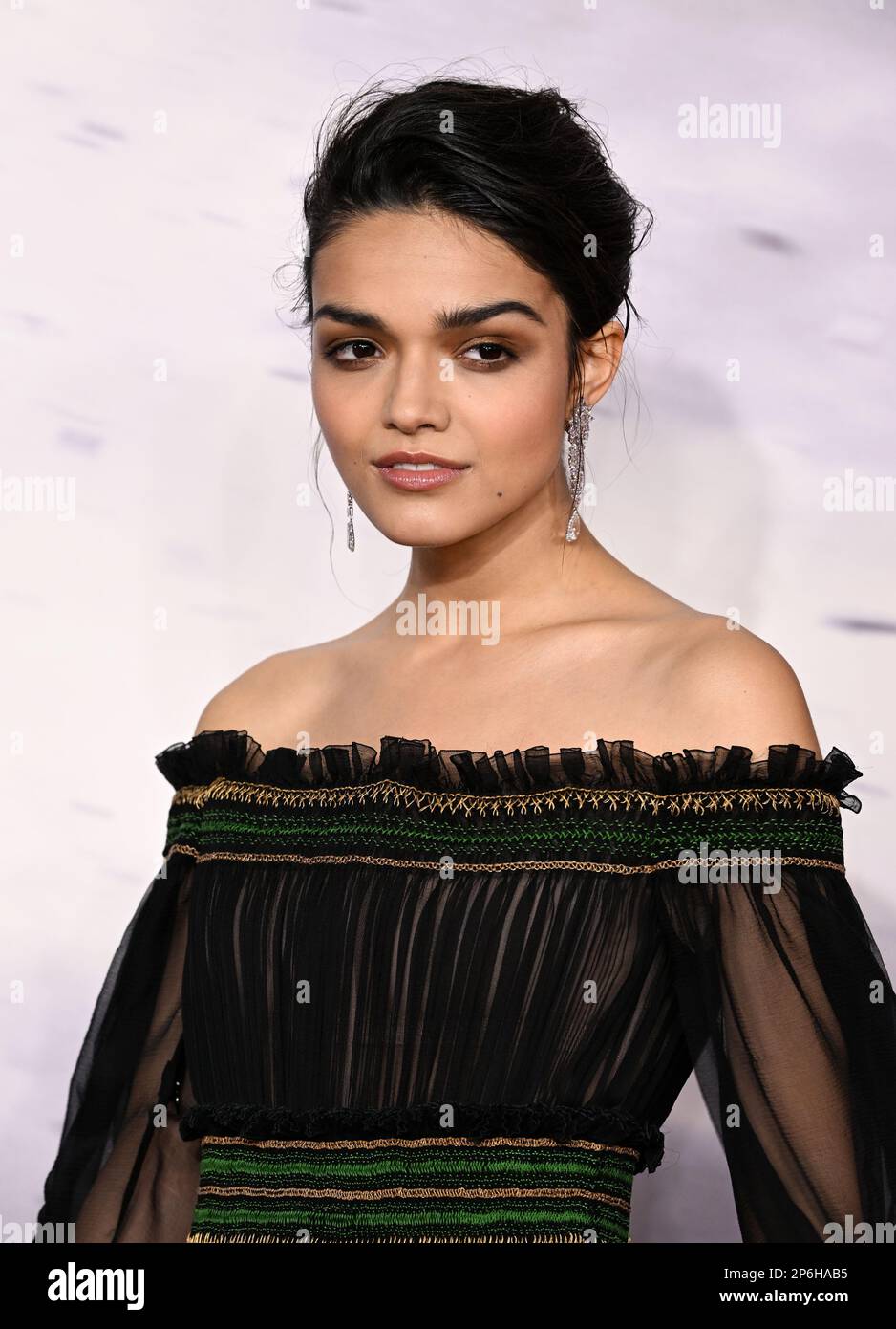 7th marzo 2023, Londra, Regno Unito. Rachel Zegler arrivo allo Shazam! Fury of the Gods UK Special Screening, Cineworld Leicester Square, Londra. Credit: Doug Peters/EMPICS/Alamy Live News Foto Stock