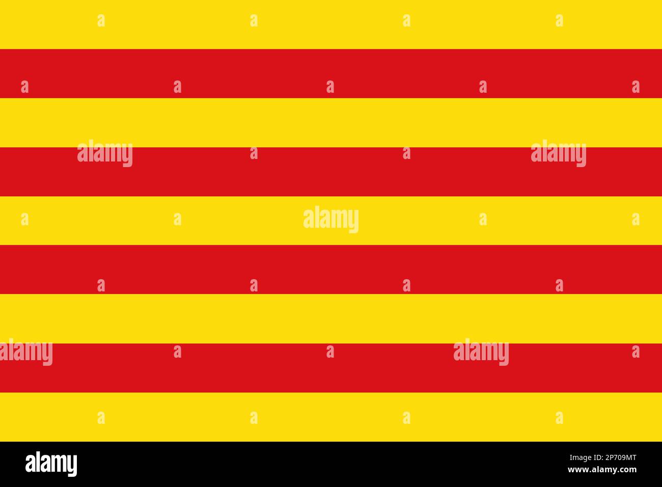 Bandiera della Catalogna Foto Stock