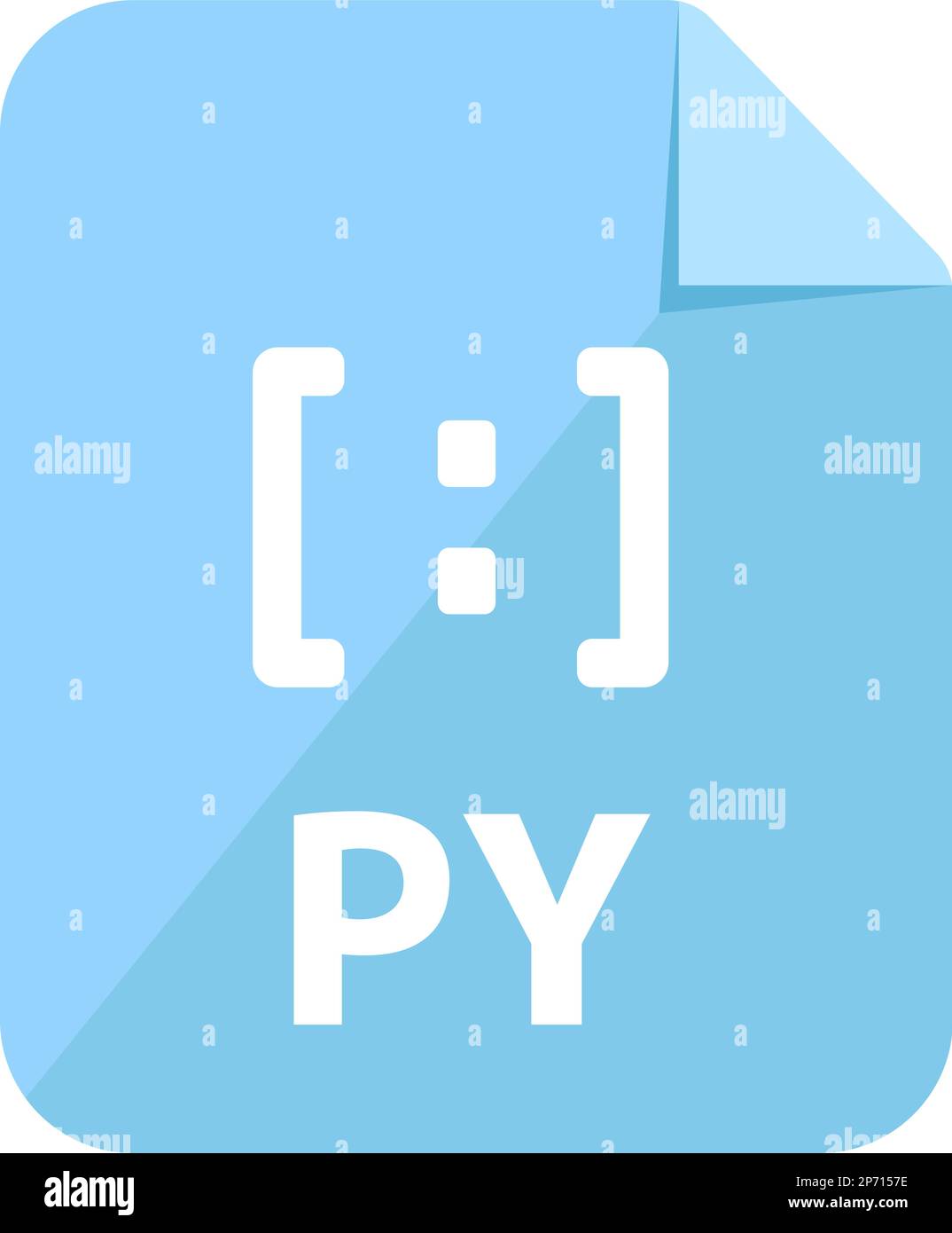 Formati file immagine vettoriale icona | .py , python Illustrazione Vettoriale