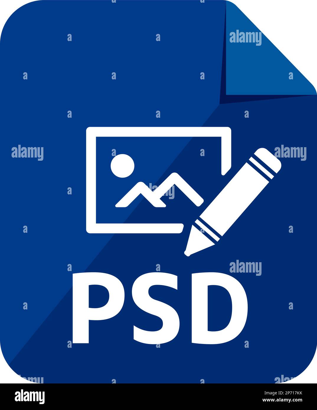 Formati di file immagine vettoriale | .psd, photoshop Illustrazione Vettoriale