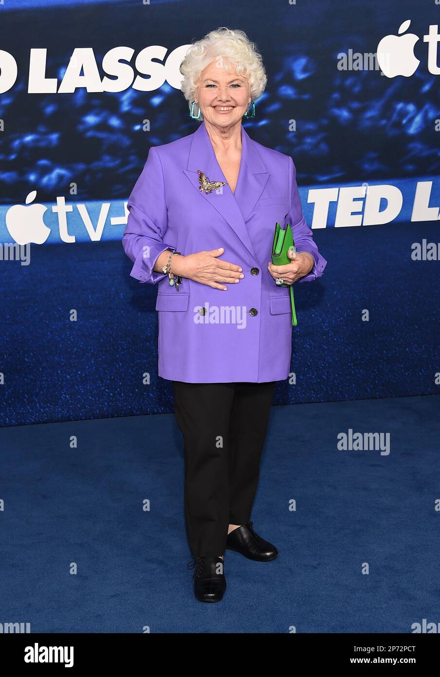 Westwood, California. 07/03/2023, Annette Badland arriva alla prima Stagione 3 del 'Ted lasso' al Village Theatre il 07 marzo 2023 a Westwood, California. © Lisa OConnor/AFF-USA.com Foto Stock