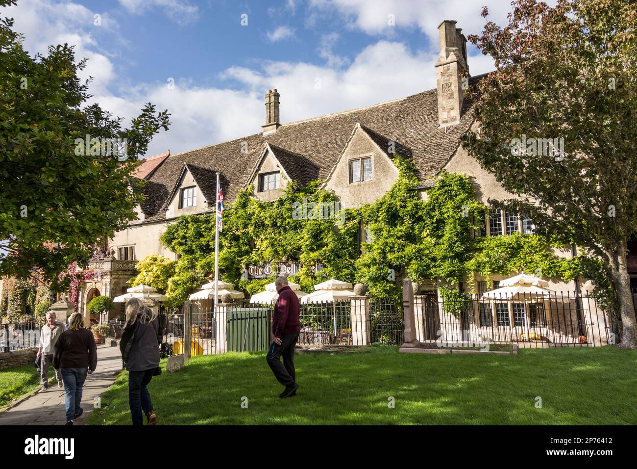 The Old Bell Hotel, Malmesbury, Wiltshire, Regno Unito Foto Stock