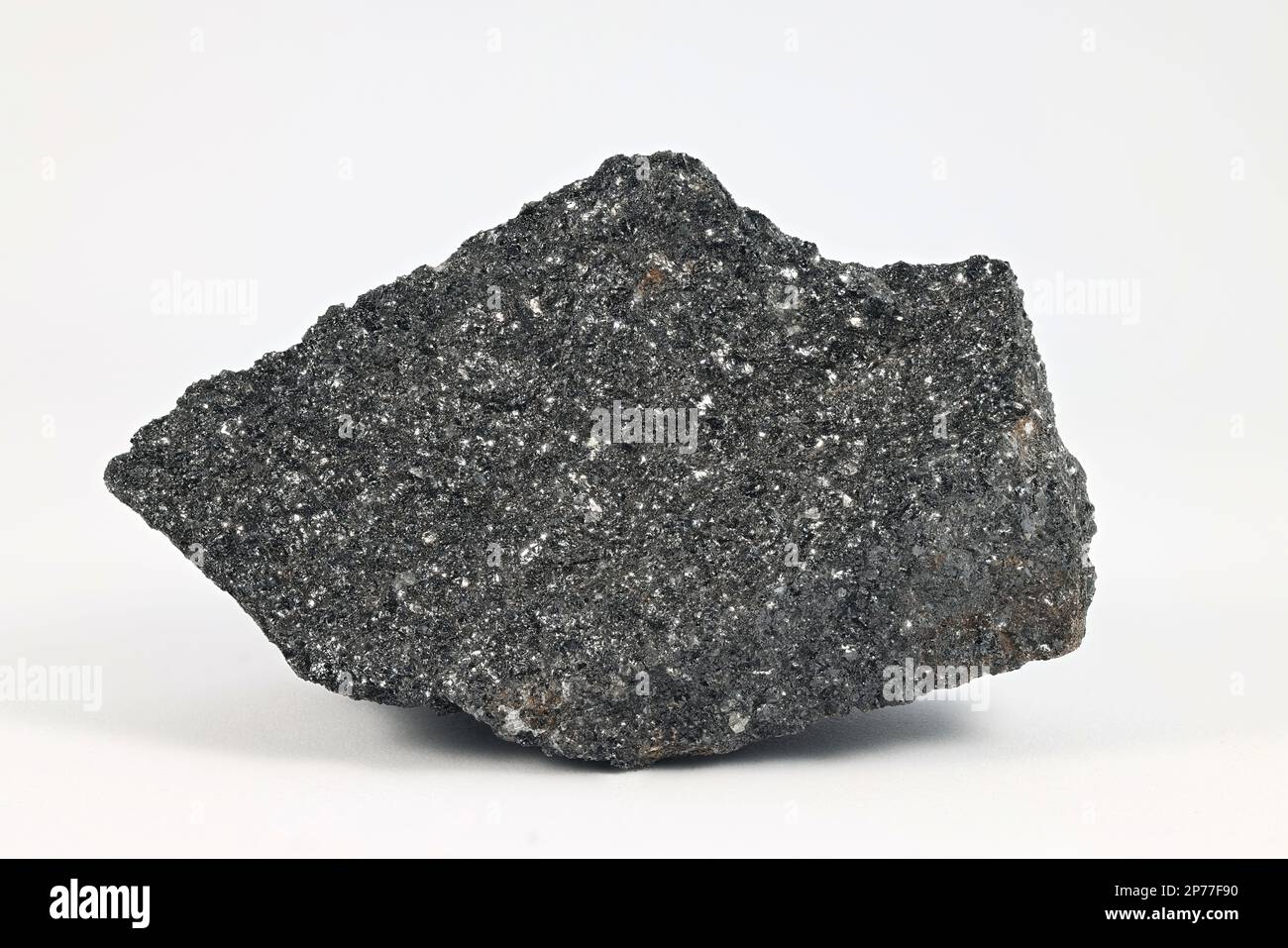 La cromite o il cromo è un importante minerale industriale utilizzato nella produzione di acciaio inossidabile Foto Stock