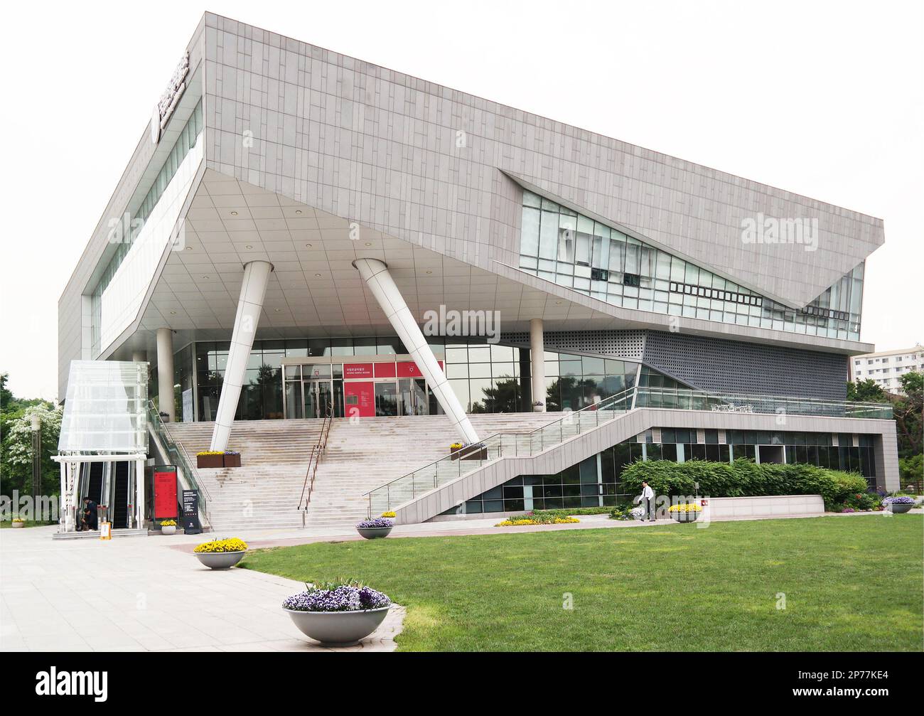 Bacchette in museo,Corea Foto stock - Alamy