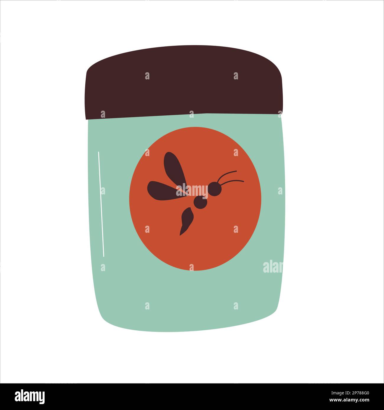 insetticida anti bug crema spray icona Illustrazione Vettoriale