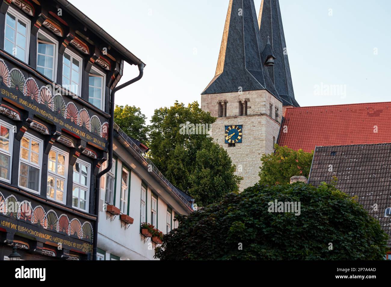 Impressioni dalla contea di Osterwieck am Fallstein Harz Foto Stock