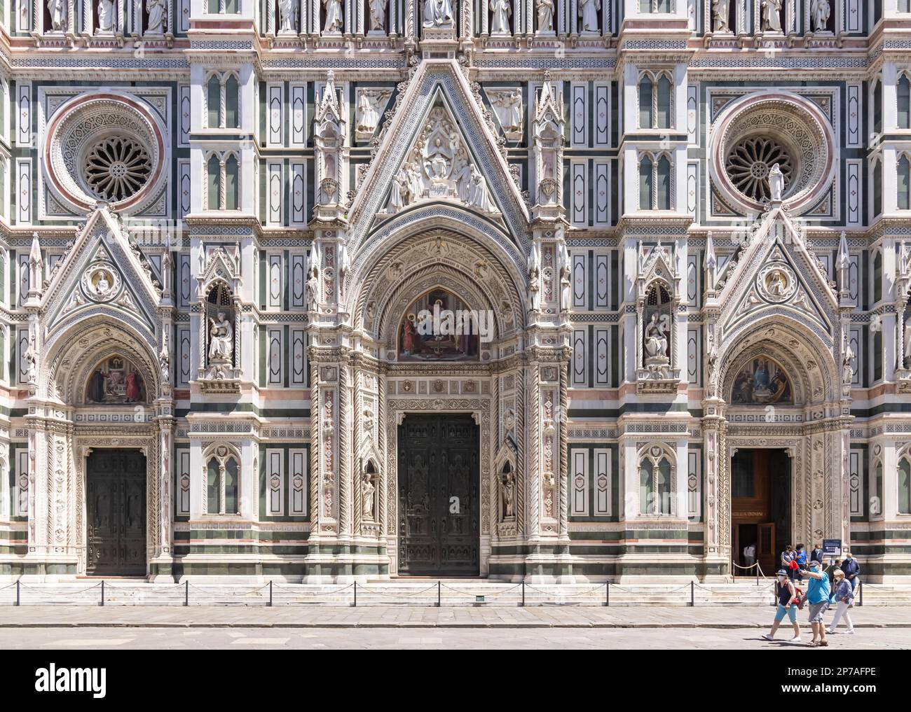 Cattedrale di Santa Maria del Fiore, Cattedrale metropolitana di Santa Maria del Fiore, Firenze, Toscana, Italia Foto Stock