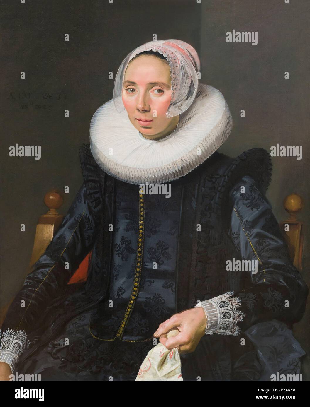 Ritratto di una dama, Frans Hals, 1627, Art Institute of Chicago, Chicago, Illinois, USA, America del nord, Foto Stock