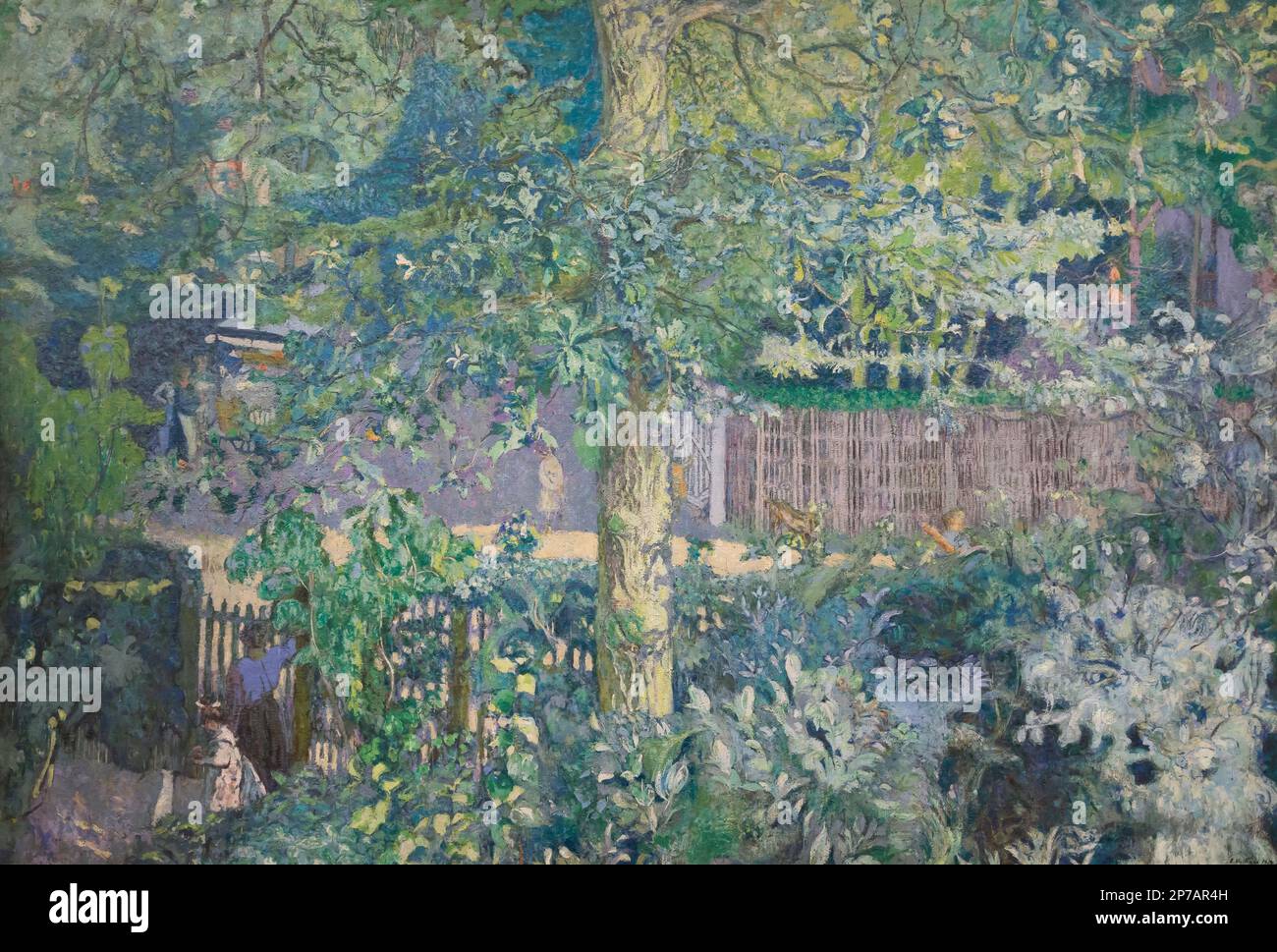 Fogliame, quercia e frutta venditore, Edouard Vuillard 1918, Art Institute of Chicago, Chicago, Illinois, USA, America del nord, Foto Stock