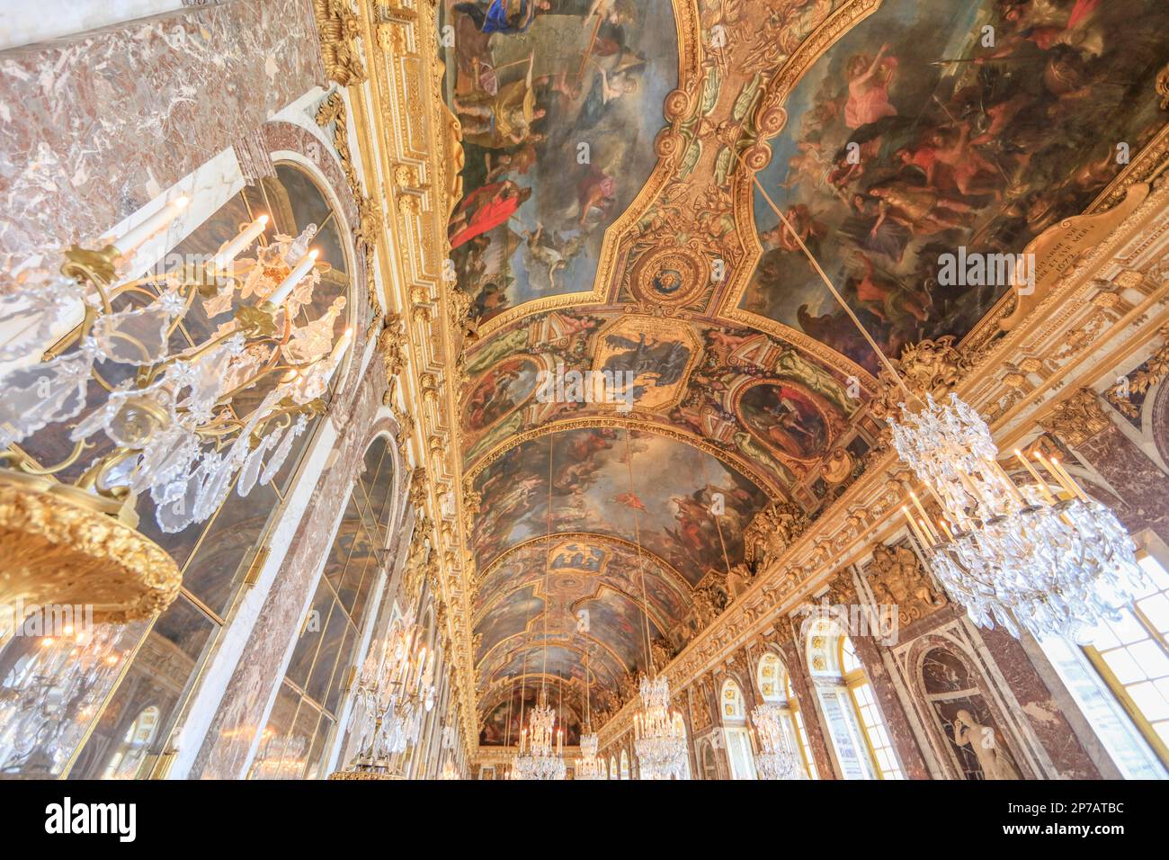 Castello di Versailles, dipartimento degli Yvelines, regione Ile-de-France, Francia Foto Stock