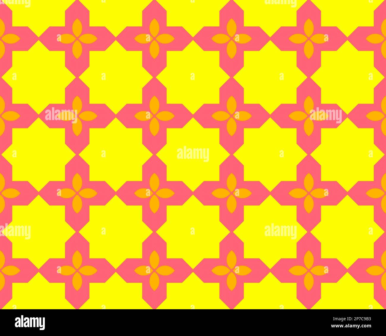Orientale etnico geometrico senza cuciture Tile modello realizzato con vari elementi tradizionali stile di sfondo design e astratto colorato senza cuciture motivo Foto Stock