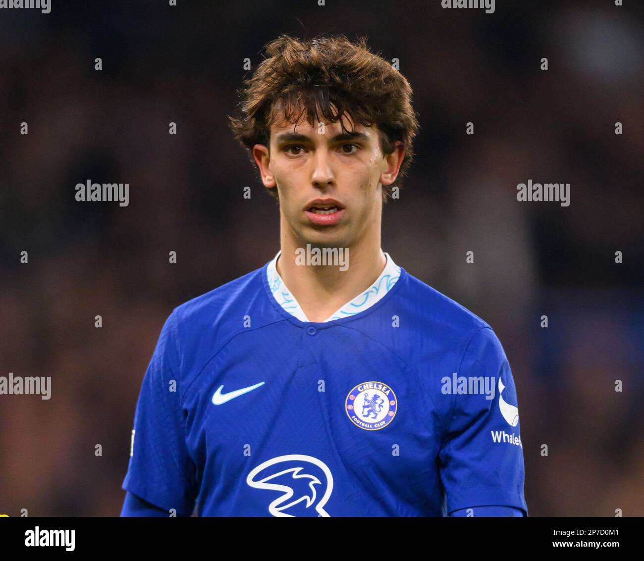 07 Mar 2023 - Chelsea contro Borussia Dortmund - Round of Sixteen - seconda tappa - Stamford Bridge Joao Felix di Chelsea durante la partita della Champions League a Stamford Bridge. Foto : Mark Pain / Alamy Live News Foto Stock