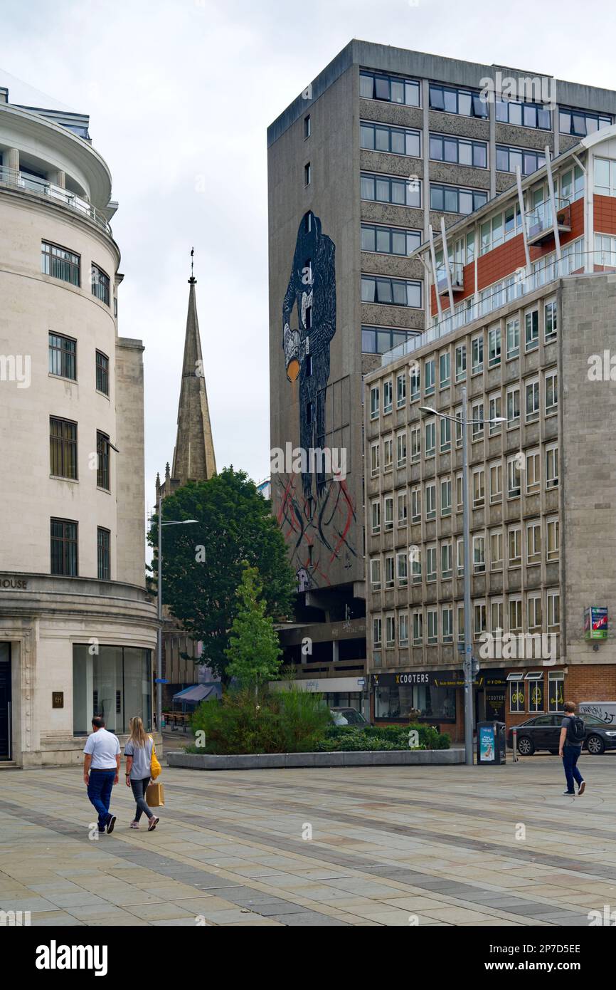 Bristol Street ecence in estate. Foto Stock