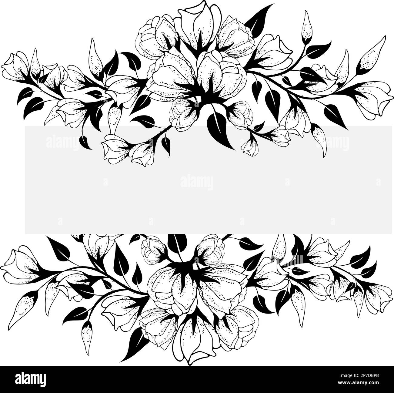 Fondo floreale, composizione floreale, fondo floreale con fiori teneri e rami di germogli. Disegno a mano. Per decorazioni stilizzate, inviti Illustrazione Vettoriale Fondo floreale, composizione floreale, fondo floreale con fiori teneri e rami di germogli. Disegno a mano. Per decorazioni stilizzate, inviti Illustrazione Vettoriale