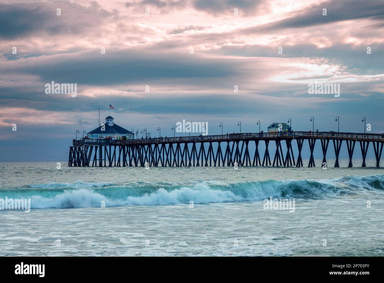 Molo Imperial Beach a San Diego, California Foto Stock