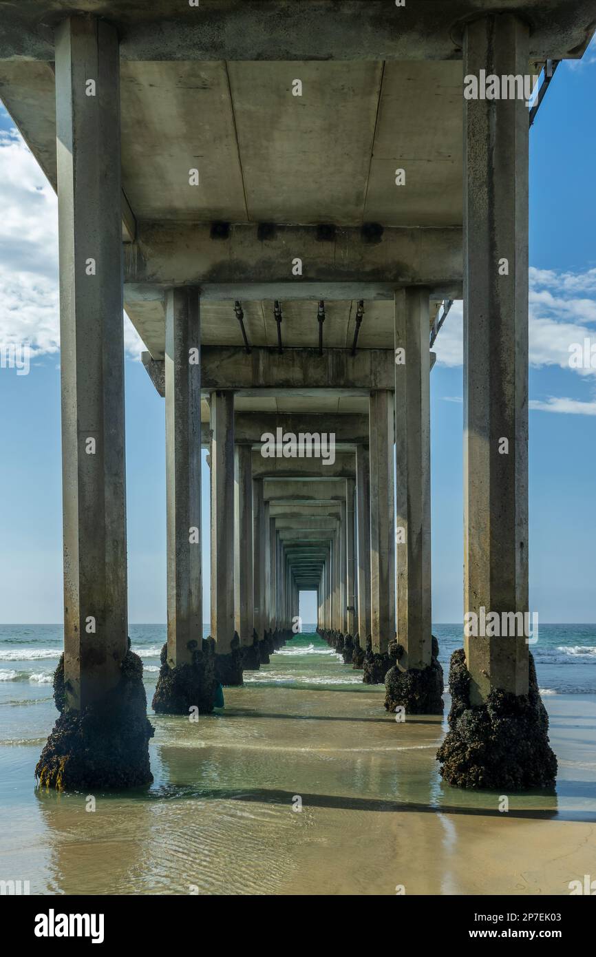 Molo di Scripps a la Jolla, San Diego, California Foto Stock