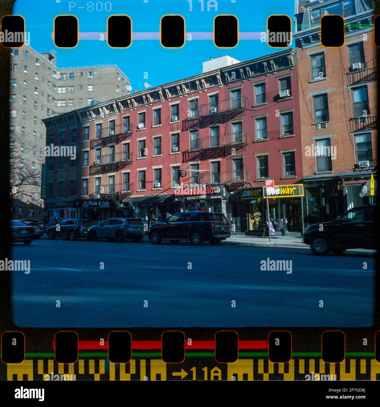 Appartamenti nel quartiere Chelsea di New York nel febbraio 2023. (© Richard B. Levine) Foto Stock