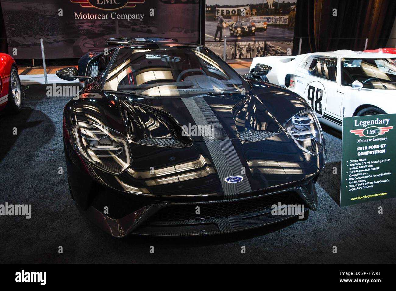 Supercar esposte al Toronto Metro Convention Centre Foto Stock