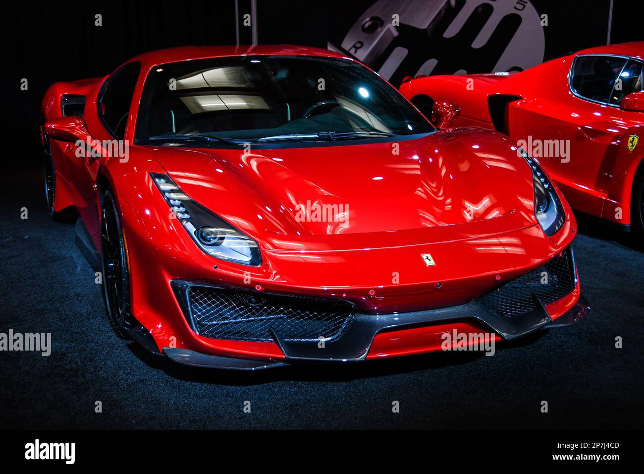 Supercar esposte al Toronto Metro Convention Centre Foto Stock