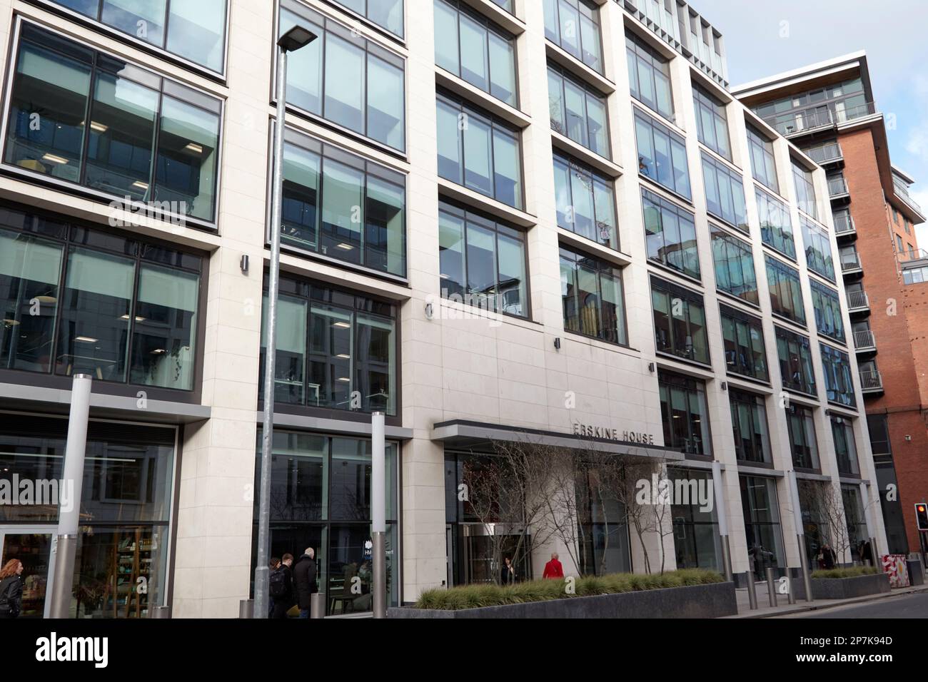 erskine casa hm uffici governativi Irlanda del Nord e ukg hub UK government Department hub Belfast Irlanda del Nord Regno Unito Foto Stock