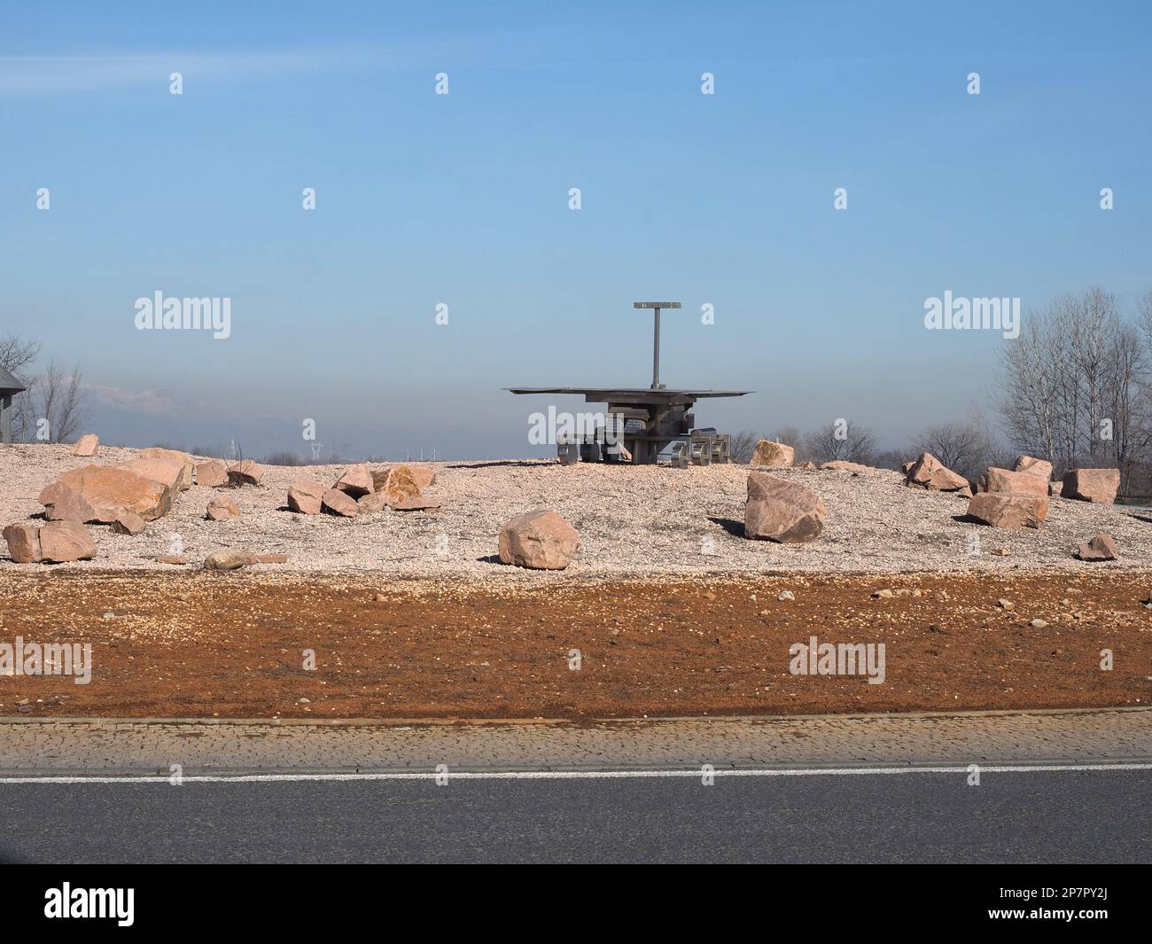 NASA Mars rover replica a Collegno, Italia Foto Stock