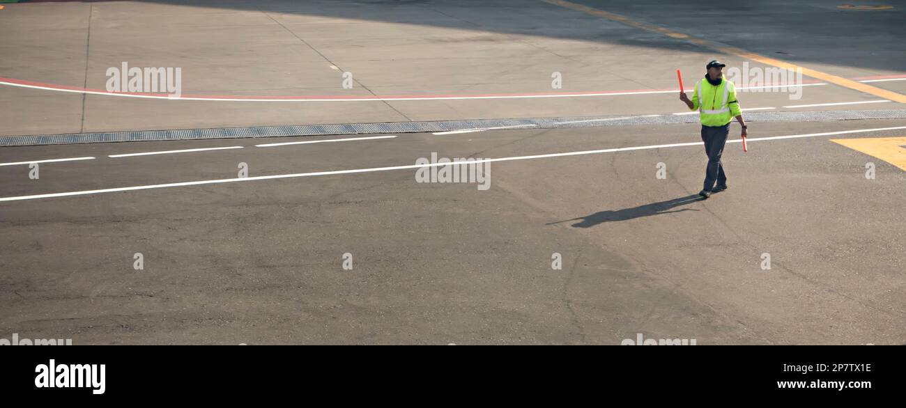 unità di controllo del traffico aereo con batterie Foto Stock