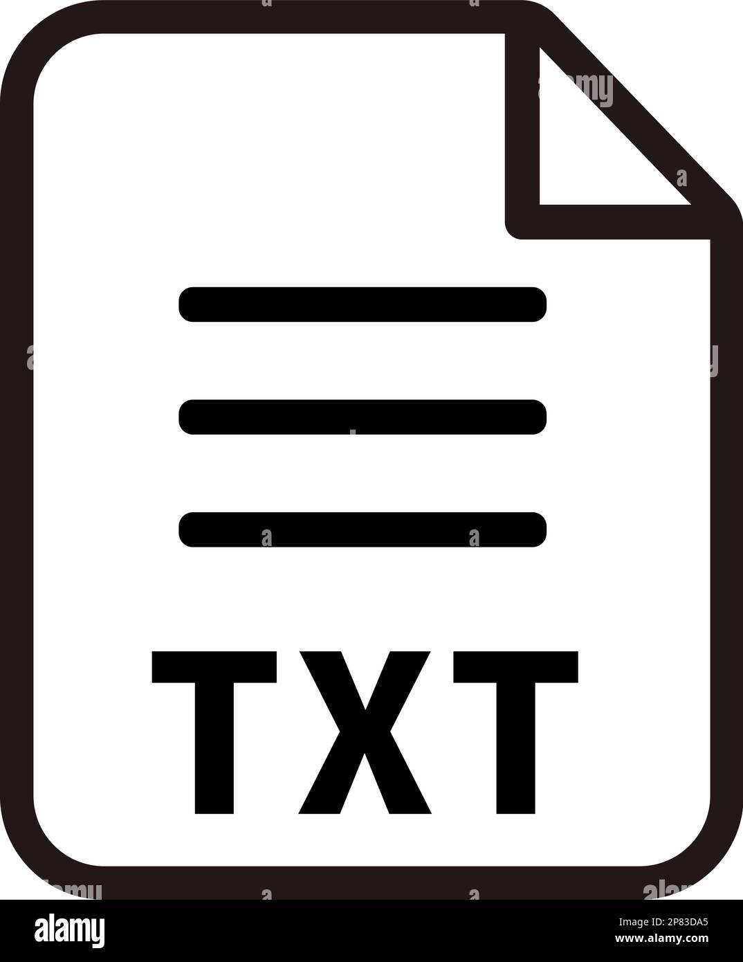 Illustrazione delle icone vettoriali dei formati file | .txt , TESTO Illustrazione Vettoriale