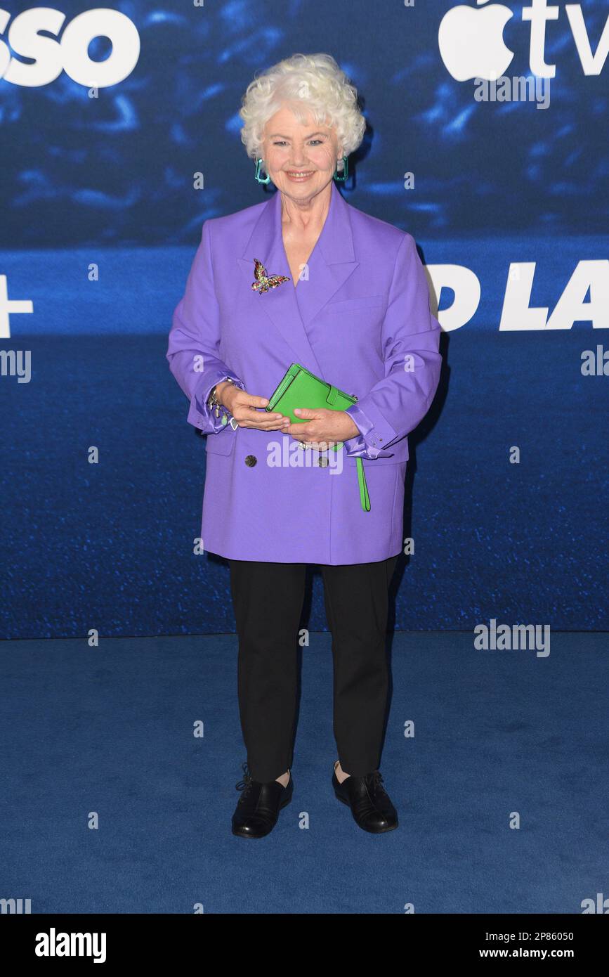 Annette Badland partecipa alla "Ted lasso" - Stagione 3 Premiere. Foto Stock