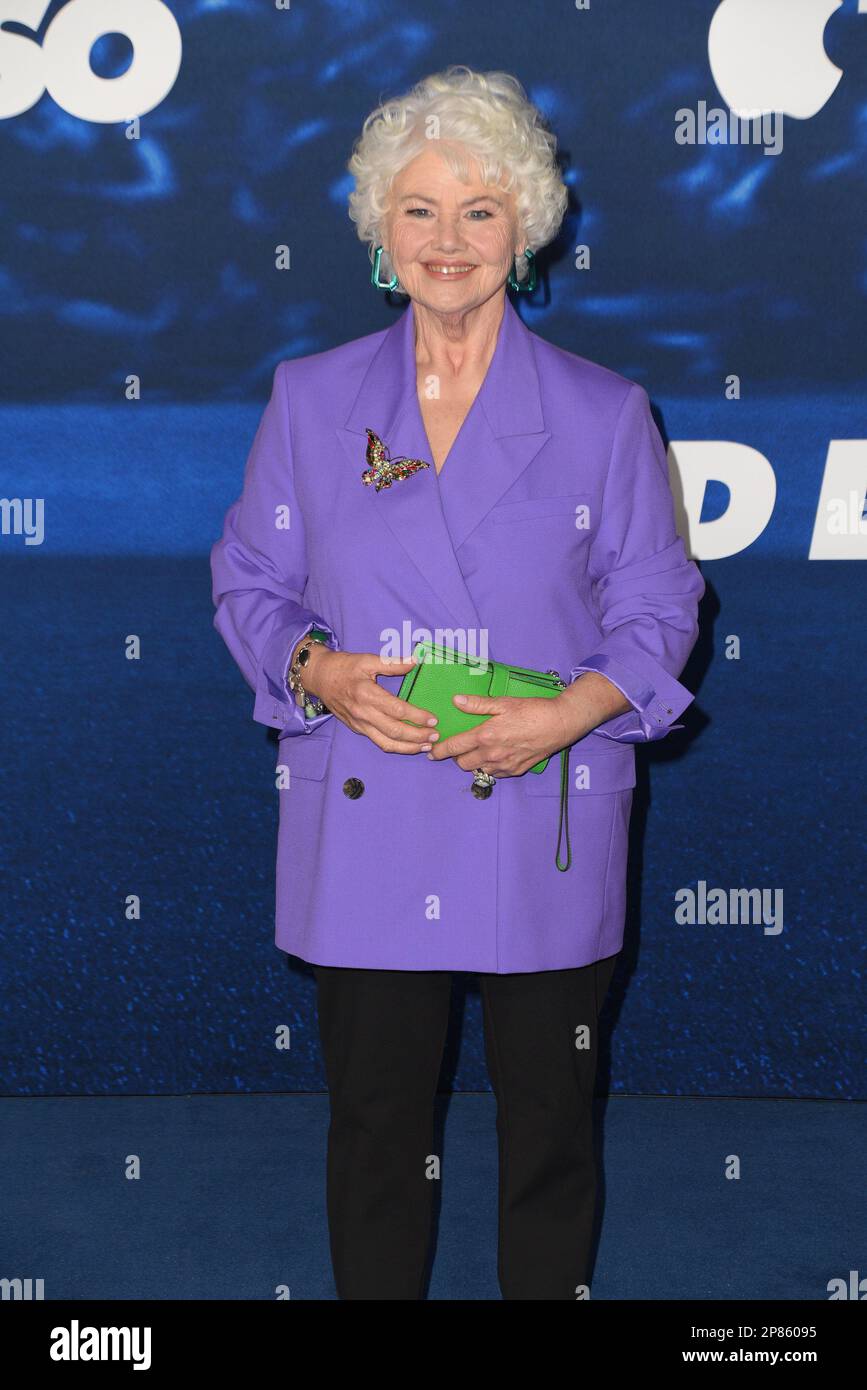 Annette Badland partecipa alla "Ted lasso" - Stagione 3 Premiere. Foto Stock