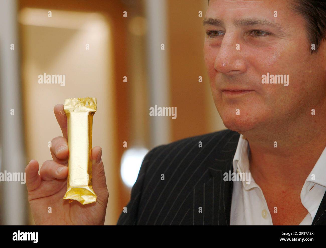 Tony Hadley, lead-singer of British pop group Spandau Ballet poses with ...