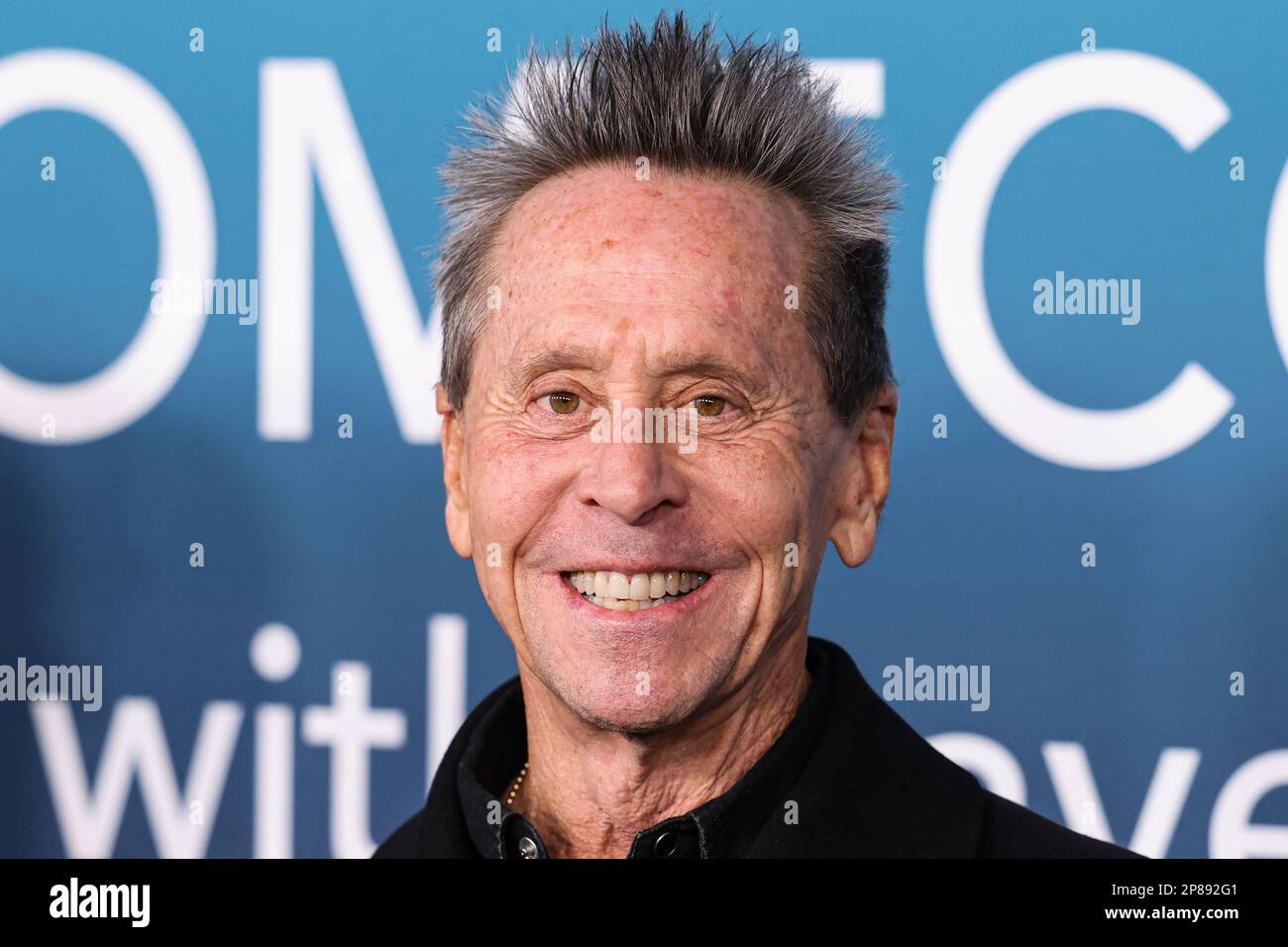 Los Angeles, Stati Uniti. 08th Mar, 2023. LOS ANGELES, CALIFORNIA, USA - MARZO 08: Il produttore e scrittore americano Brian Grazer arriva alla prima di Los Angeles del music Docu-Special di Disney "Bono & The Edge: Una sorta di Homecoming, con Dave Letterman' tenuto all'Orpheum Theatre il 8 marzo 2023 a Los Angeles, California, Stati Uniti. (Foto di Xavier Collin/Image Press Agency) Credit: Image Press Agency/Alamy Live News Foto Stock