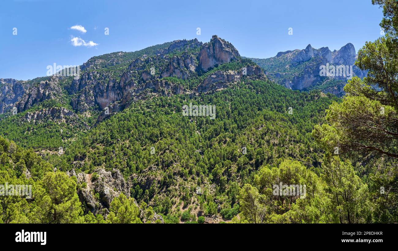 Il Parco Naturale di Sierras de Cazorla, Segura y Las Villas è la più grande area protetta della Spagna e la seconda in Europa. Riserva della Biosfera dell'UNESCO Foto Stock
