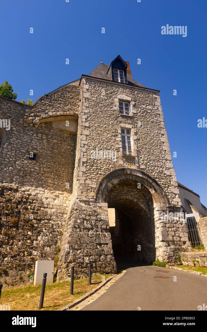 Vista sul castello medievale Royal de Montargis Foto Stock