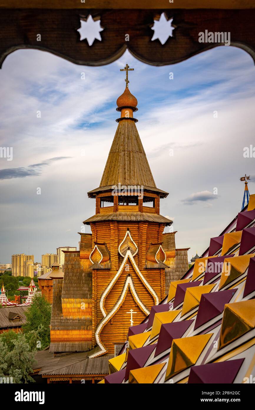Mosca, Russia - Cremlino del distretto di Izmailovo e mercati delle pulci Foto Stock
