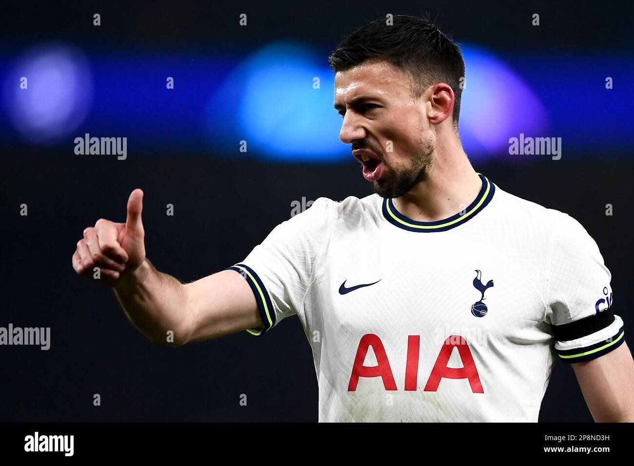 Londra, Regno Unito. 08 marzo 2023. Durante il round della UEFA Champions League 16, partita di calcio tra il Tottenham Hotspur FC e l'AC Milan. Credit: Nicolò campo/Alamy Live News Foto Stock