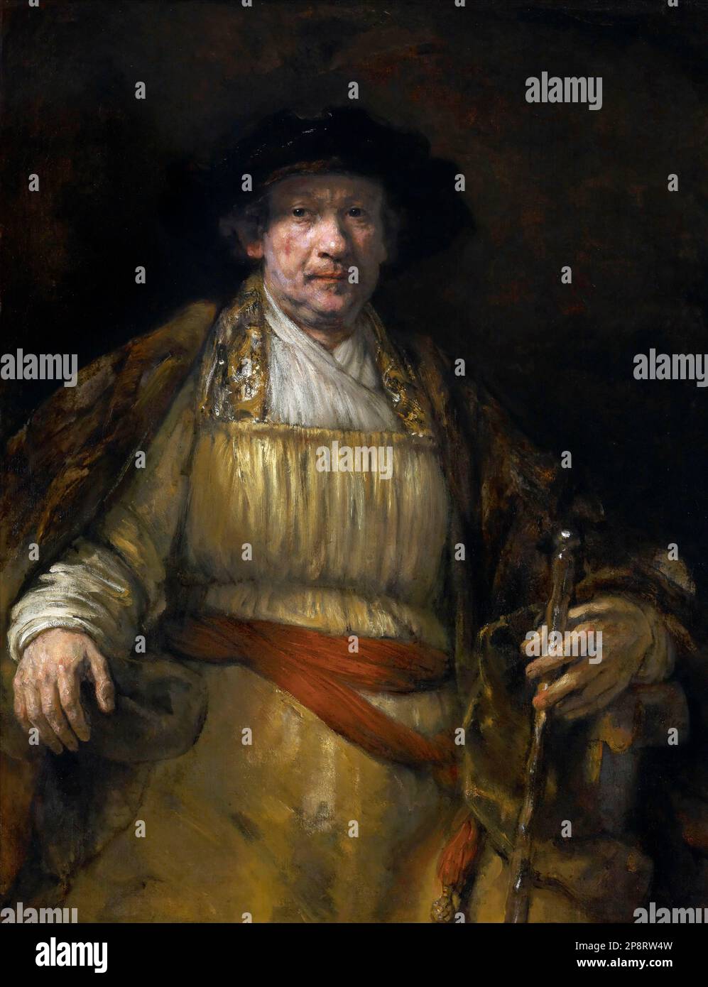 Rembrandt. Autoritratto di Rembrandt van Rijn (1606-1669), olio su tela, 1658 Foto Stock