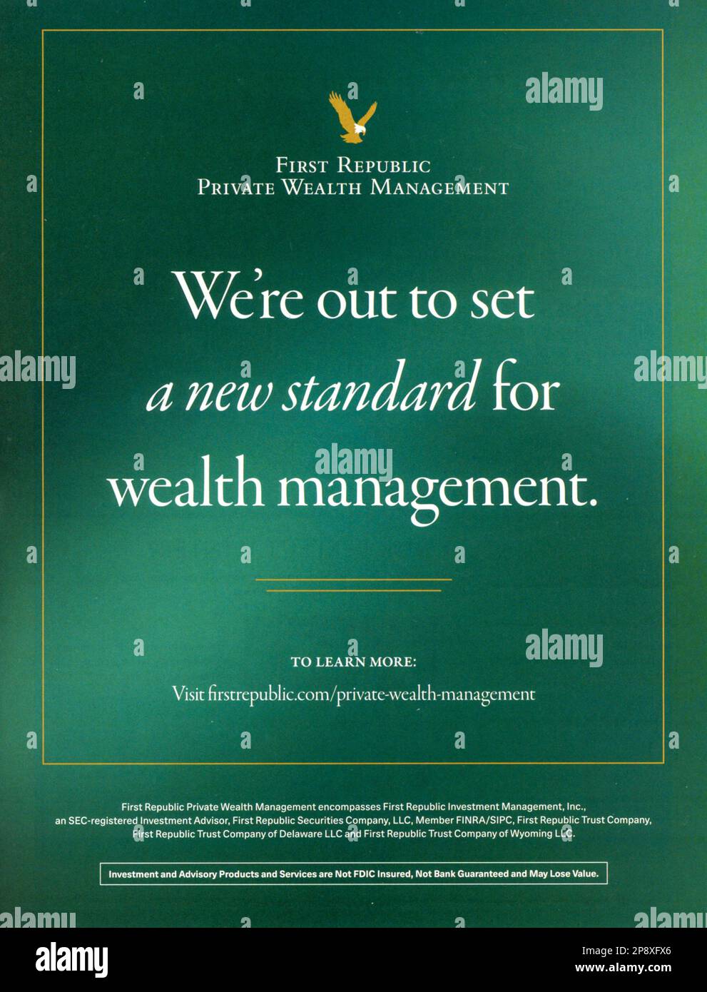 Marzo 2023 'Conde Nast Traveler' rivista Advert, USA Foto Stock