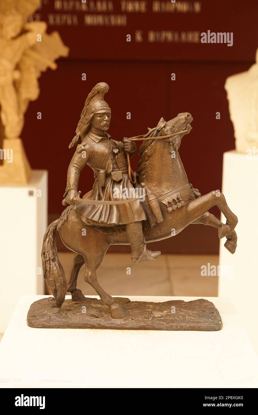 Theodoros Kolokotronis, 3 aprile 1770 – 4 febbraio 1843 è stato un generale greco e leader preminente della guerra di indipendenza greca Foto Stock