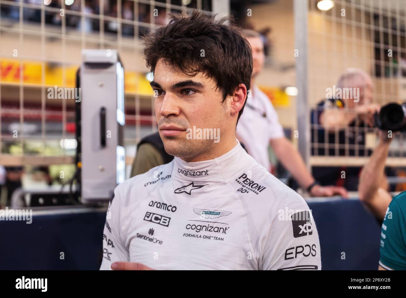 MANAMA, BAHRAIN, circuito di Sakhir, 3. Marzo 2023: Durante il Gran Premio di Formula uno del Bahrain al Bahrain International Circuit, il 03 marzo. 2023. Foto Stock