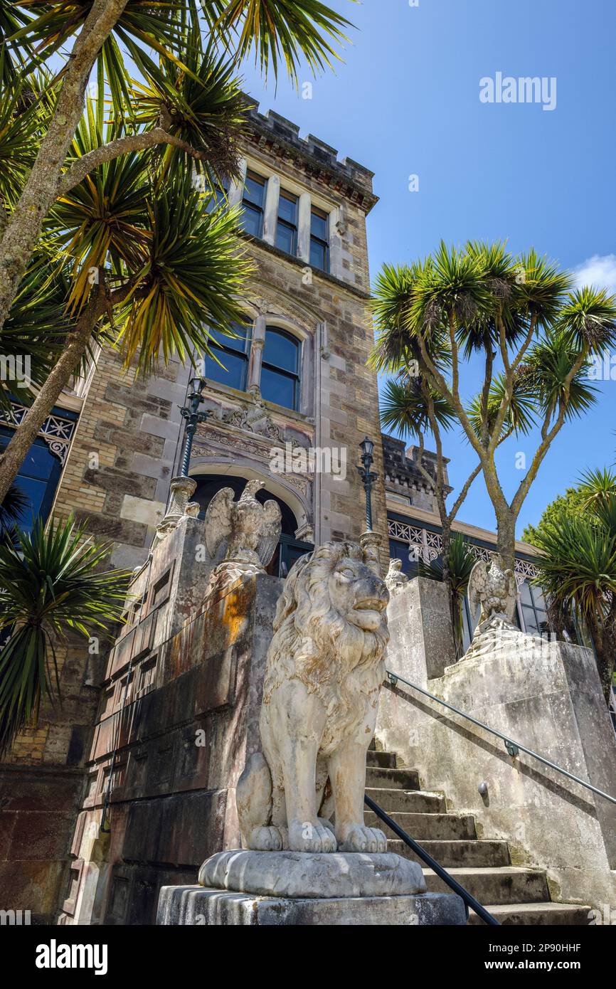 Larnach Castle, Dunedin, South Island, Nuova Zelanda Foto Stock