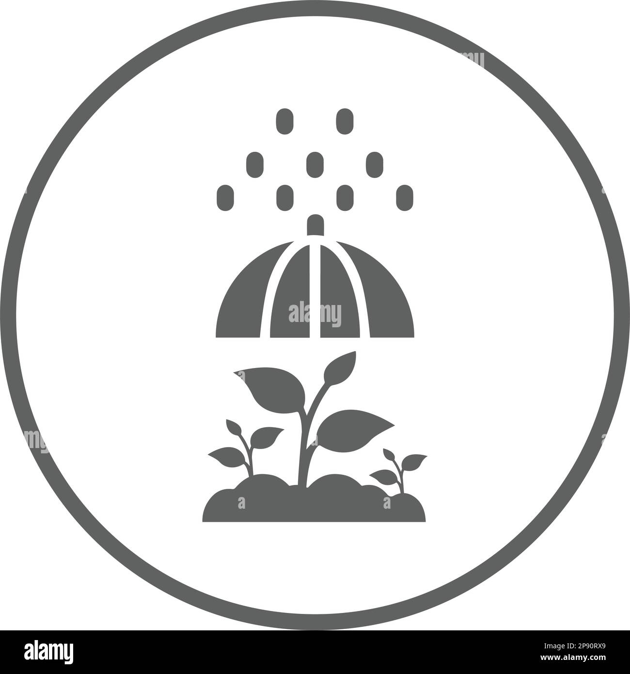 Icona ecologia, sicurezza delle piante. Bel disegno e vettore completamente editabile per commerciale, supporti di stampa, web o qualsiasi tipo di progetto. Illustrazione Vettoriale