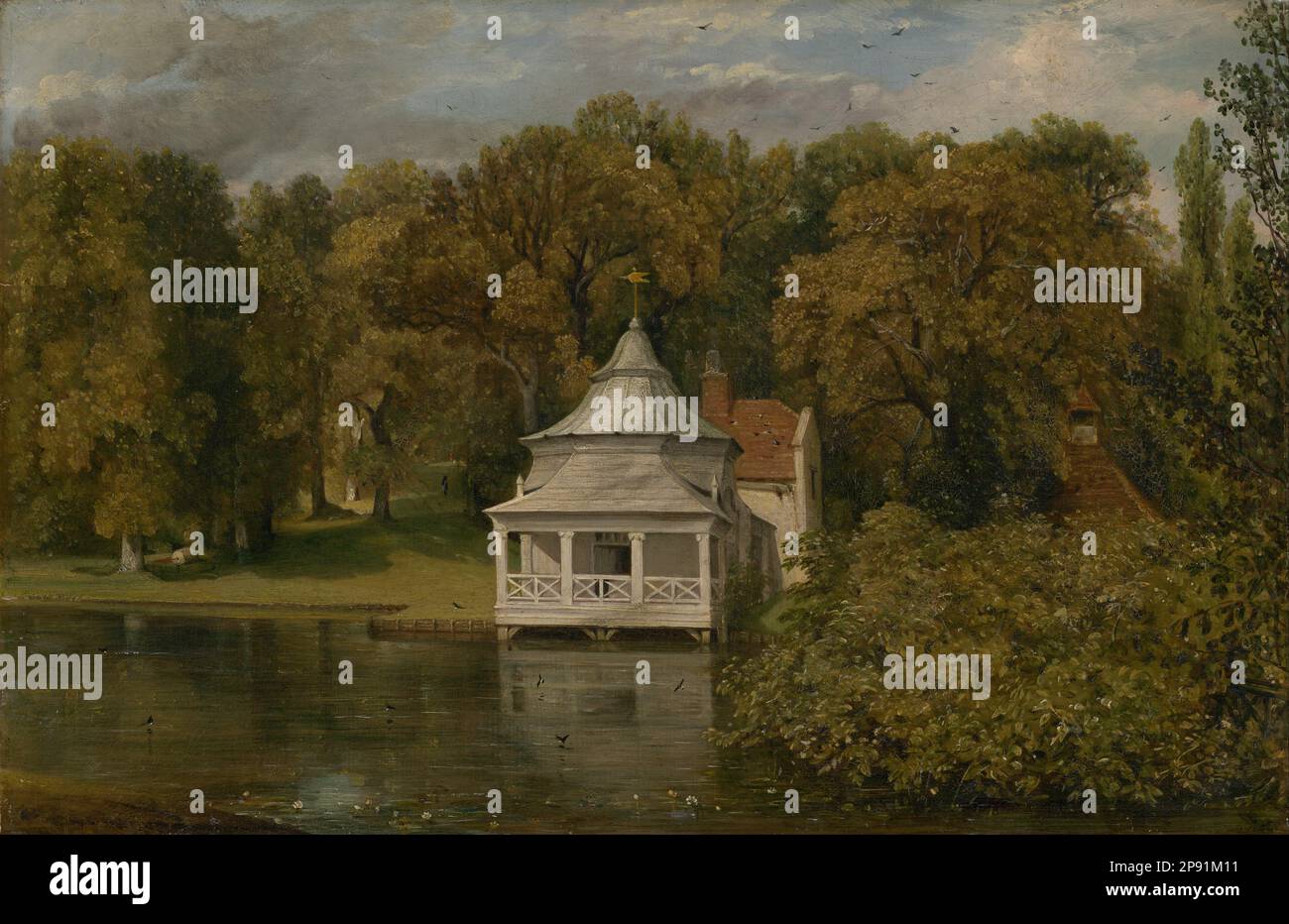 The Quarters Behind Alresford Hall 1816 di John Constable Foto Stock
