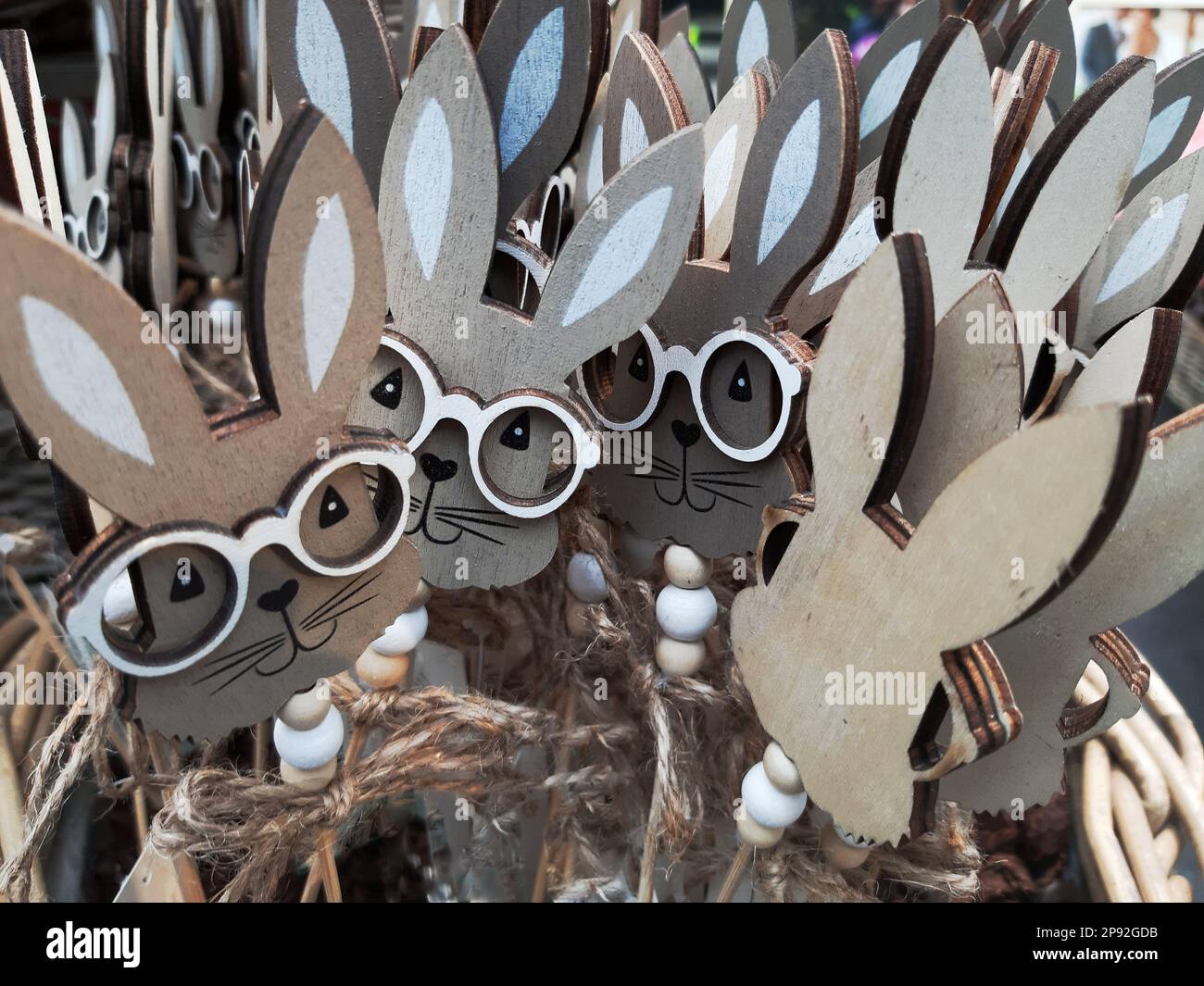 organizzazione per le feste di pasqua Foto Stock