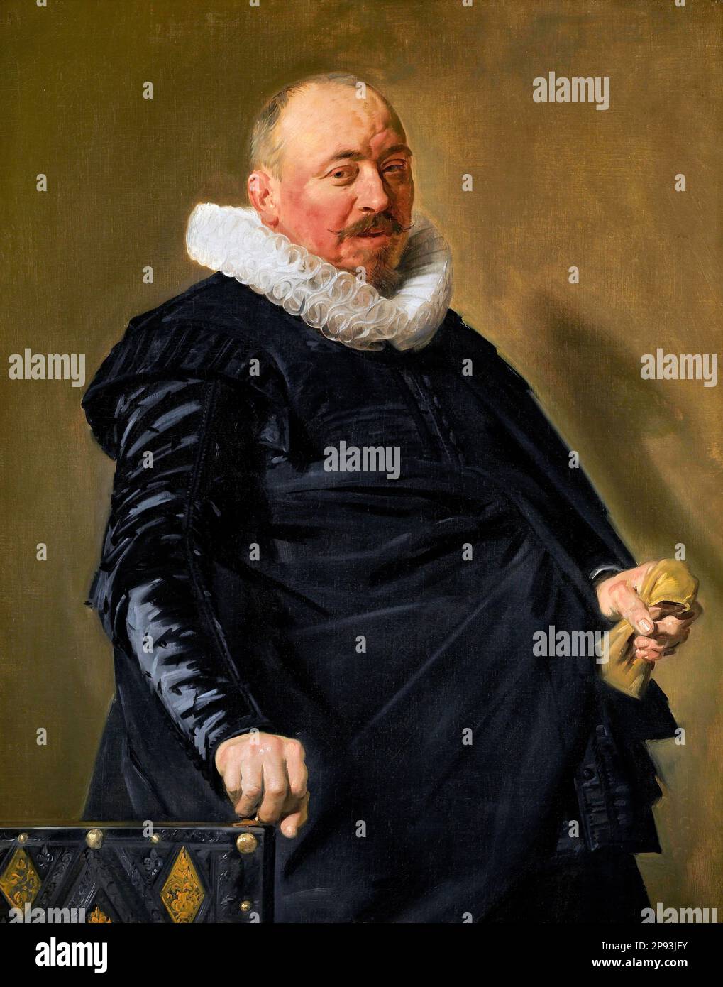 Ritratto di un uomo anziano di Frans Hals (c.1582-1666), olio su tela, c. 1627-30 Foto Stock