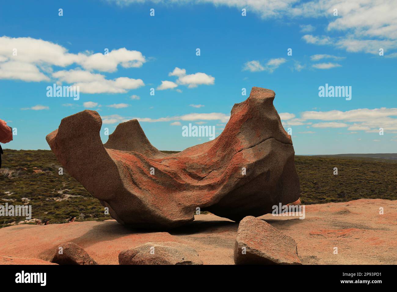 Il parco nazionale di Flinders Chase, rocce notevoli sull'isola dei canguri. Australia Meridionale Foto Stock