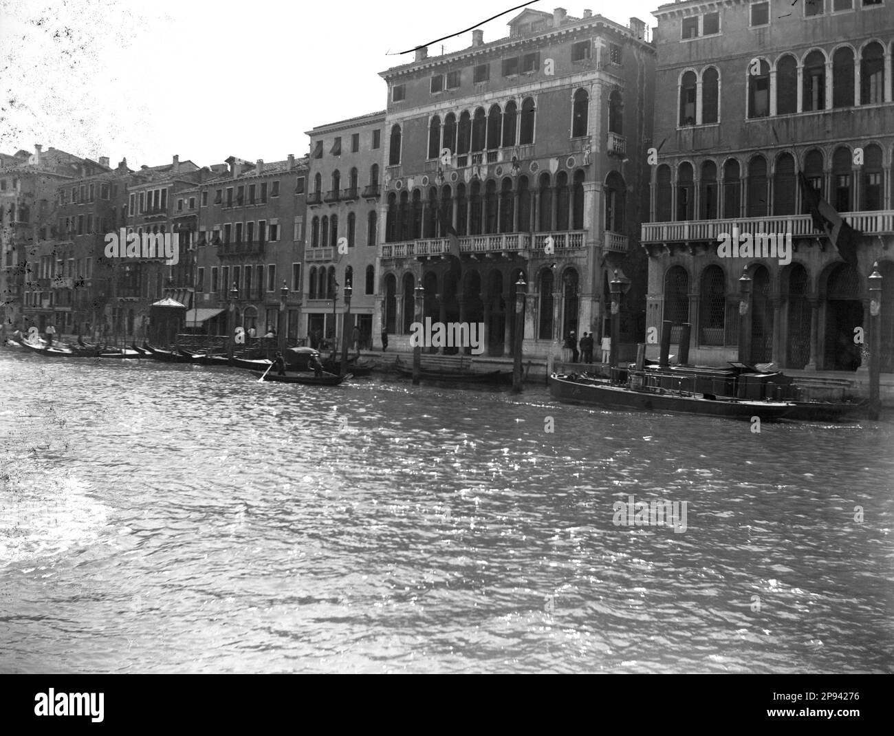 Venezia - canale 1911 Foto Stock