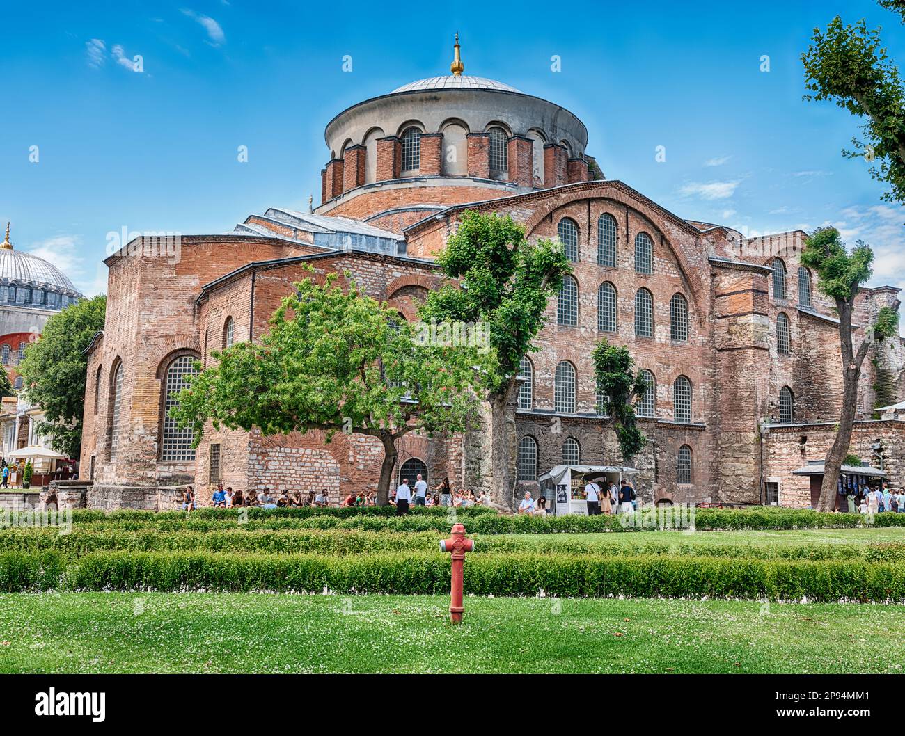 Una delle antiche armerie di Istanbul era una chiesa cristiana ortodossa. Foto Stock