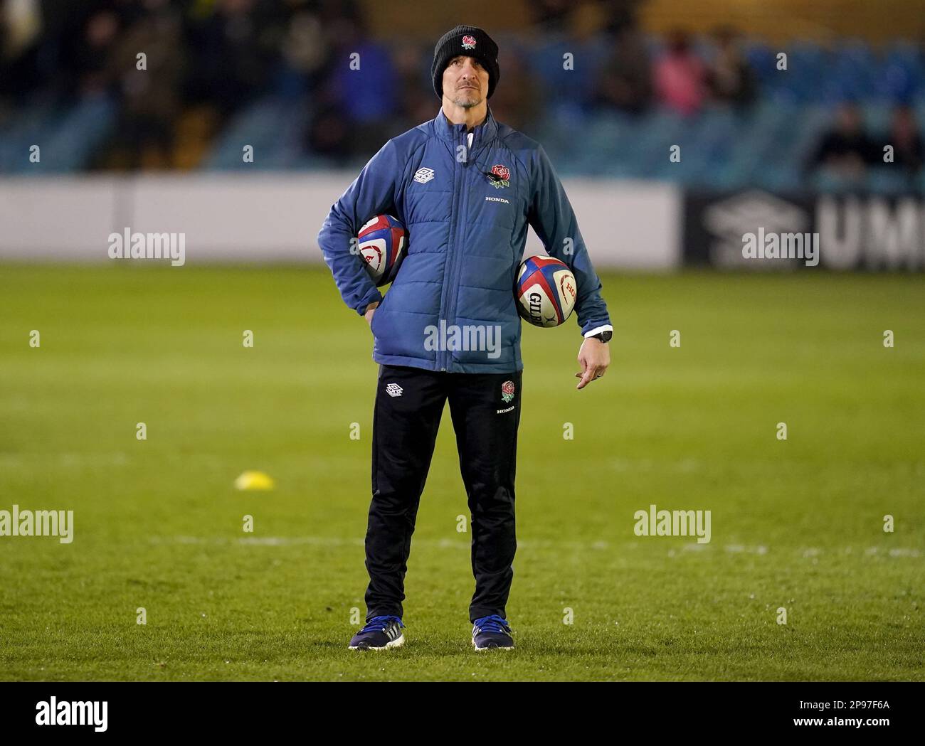 Alan Dickens in Inghilterra, in vista della partita delle sei Nazioni degli U20, si trova nel campo ricreativo di Bath. Data immagine: Venerdì 10 marzo 2023. Foto Stock