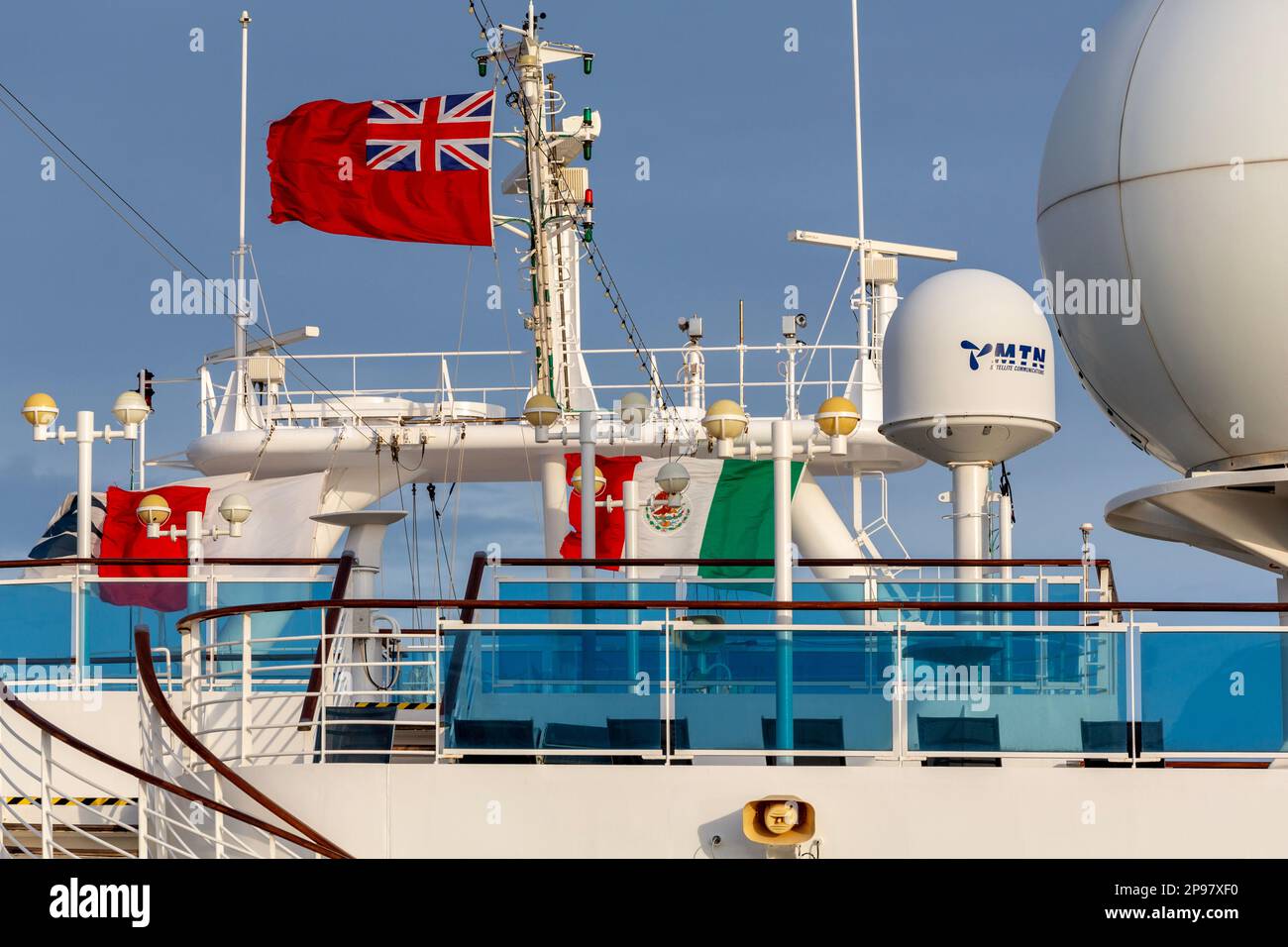 Nave da crociera Diamond Princess, Puerto De Pichilingue, la Paz City, Baja California sur, Messico Foto Stock